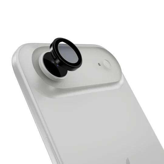حماية عدسة الكاميرا MagEasy Lenz Sapphire لجهاز iPhone Air - أسود