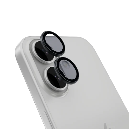 حمايه عدسة الكاميرا MagEasy Lenz Sapphire لهاتف iPhone 17 - أسود
