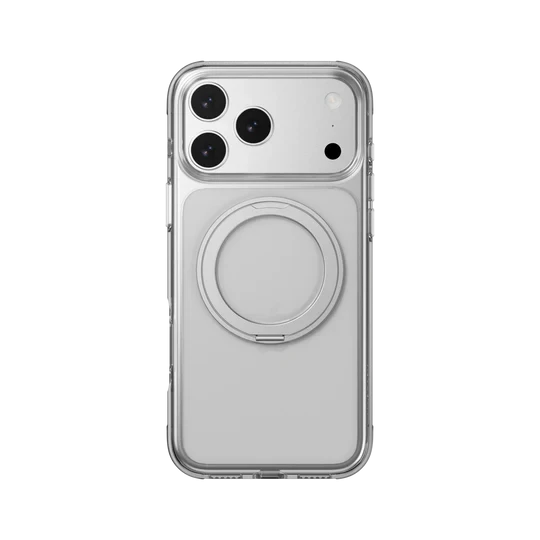 كفر MagEasy MagStand بحلقة دوارة 360 M لهاتف iPhone 17 Pro - شفاف