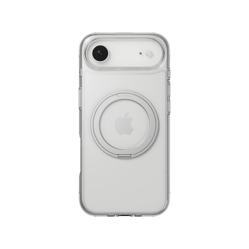 كفر MagEasy MagStand بحلقة دوارة 360 M لهاتف iPhone Air - شفاف