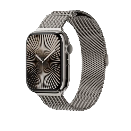 سير ساعة MagEasy Milanese لساعة Apple 40/41/42 ملم - طبيعية
