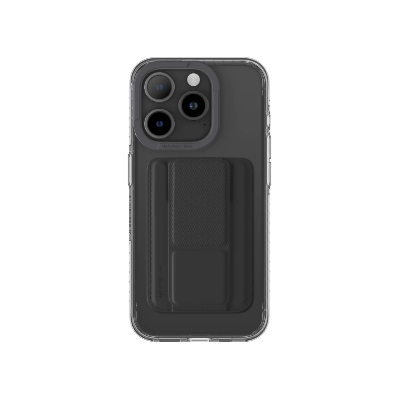 كفر محفظة Titan Pro Mag لهاتف ايفون 15 برو من AmazingThing - أسود