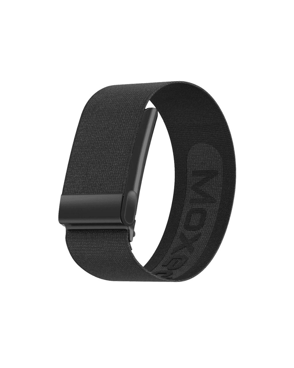 سير Moxedo Fit-Weave Whoop 5.0 من النايلون المضفر - أسود / قمة Whoop
