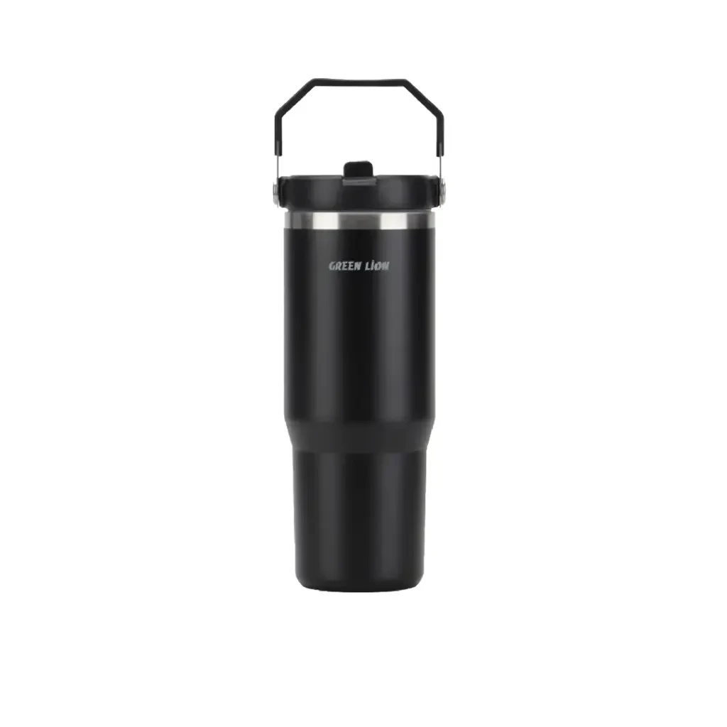 كوب حراري ستانلس ستيل 900ML من Green Lion - أسود