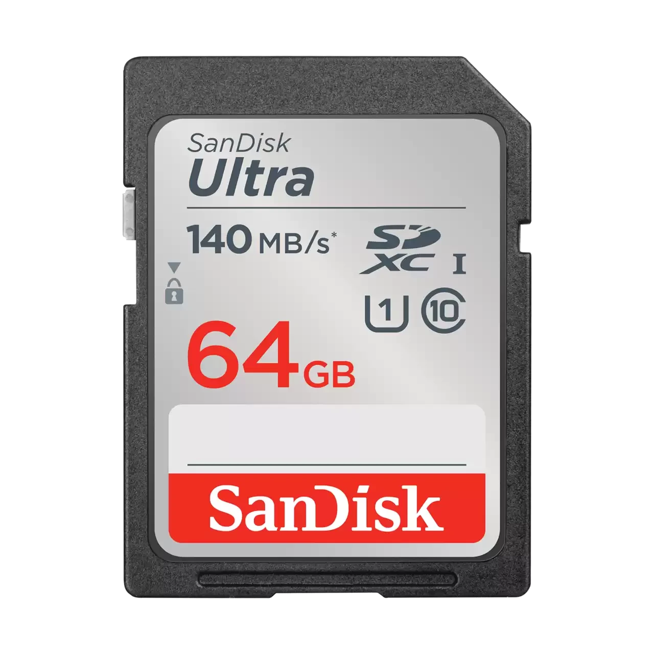 بطاقة ذاكرة ألترا 64 جيجا بسرعة 140 ميجابايت بالثانية من Sandisk