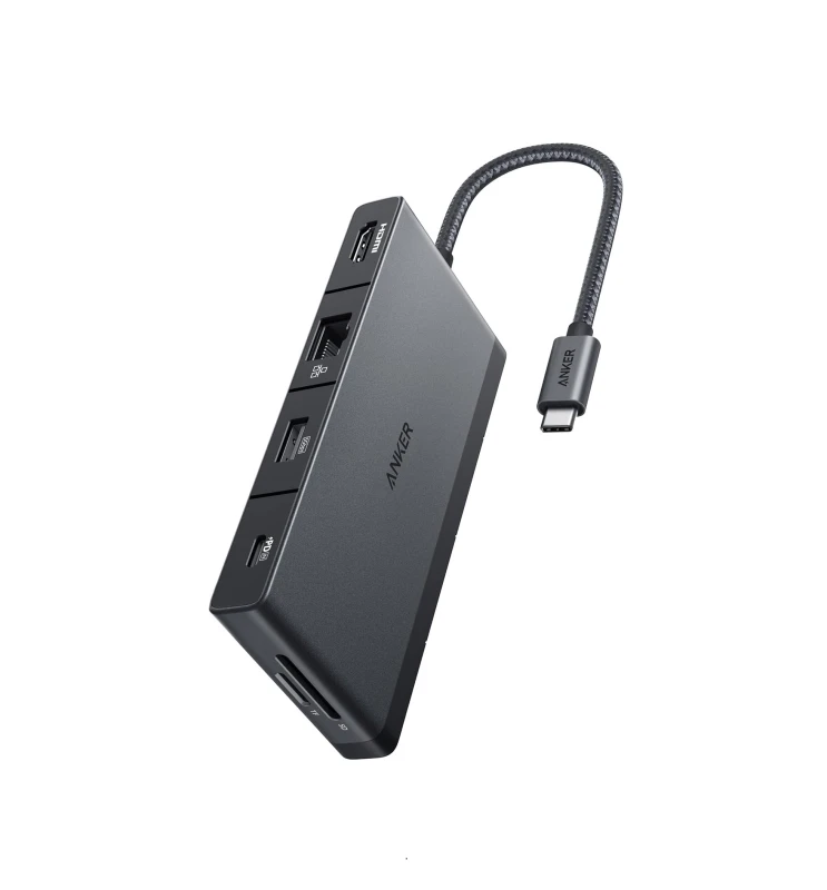 وصلة تايب سي Hub متعددة الاستخدام 9 في 1 من Anker – أسود