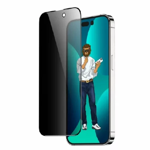 حماية شاشة الخصوصية 9H Steve من Green Lion لهاتف iPhone 14 Pro Max