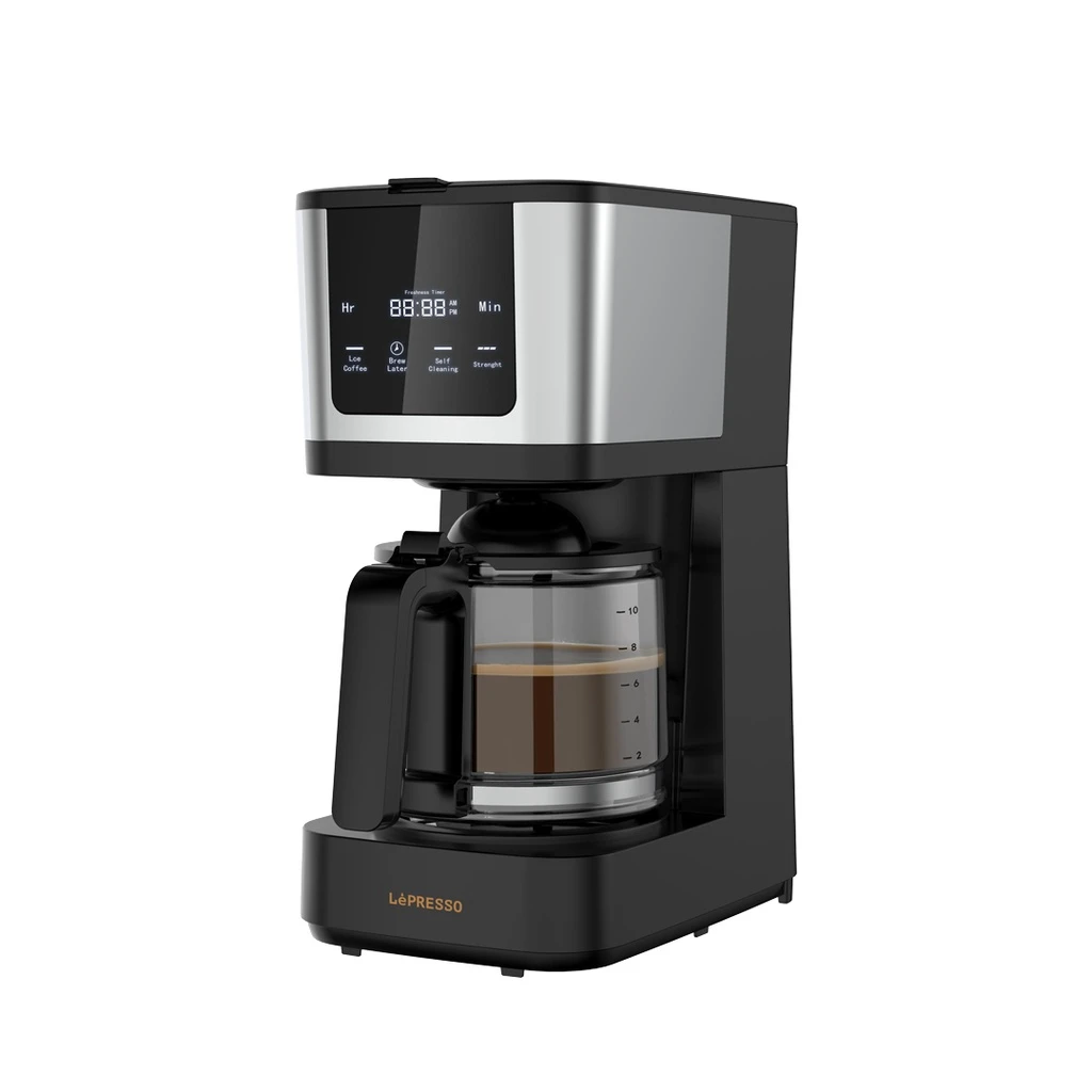ماكينة صنع القهوة LePresso Rich Brew مع شاشة لمس تفاعلية (LP006) باللون الأسود