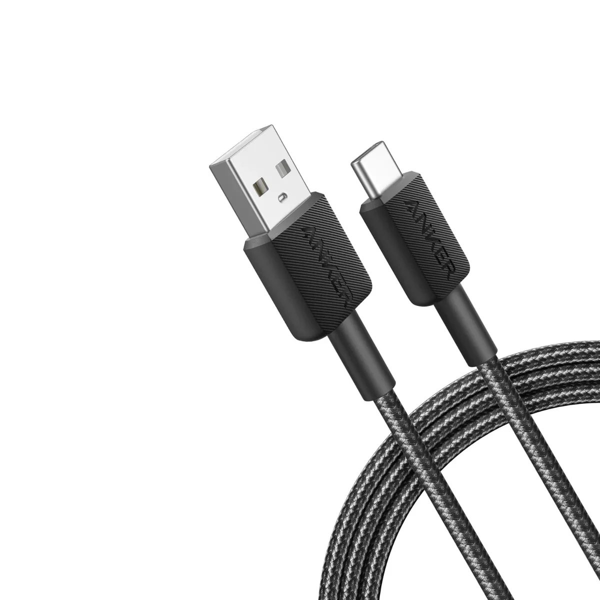 كابل أنكر 322 USB-A إلى USB-C بطول 3أقدام (A81H5H11) - أسود