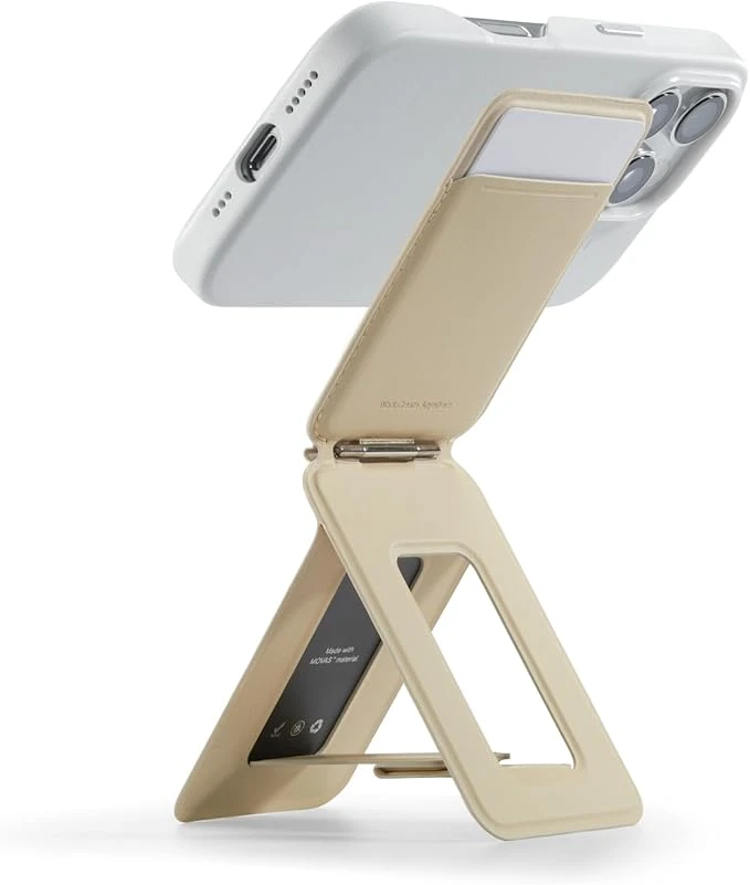 حامل وستاند ومحفظة ثلاثي القوائم Snap Phone Tripod (MOVAS) من MOFT - Earthen Beige