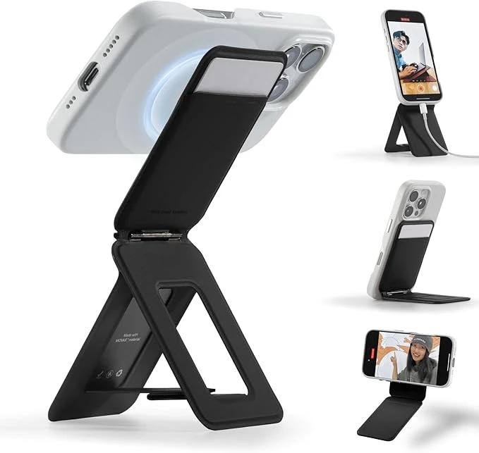 حامل وستاند ومحفظة ثلاثي القوائم Snap Phone Tripod (MOVAS) من MOFT - Jet Black