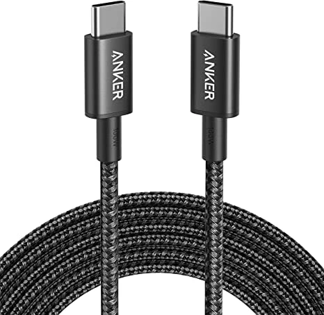 كابل أنكر USB-C إلى USB-C بطول 2 متر - أسود