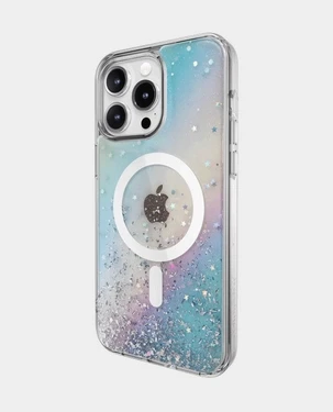 كفر SwitchEasy Starfield Sparkling Glitter الراتنج Magsafe لهاتف Iphone 15 Pro Max