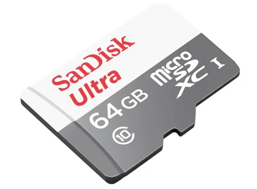 ذاكرة تخزين مايكرو بحجم 64 جيجابايت من Sandisk