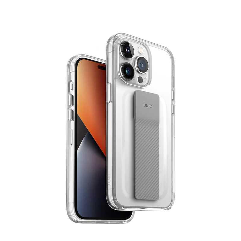 كفر UNIQ Hybrid iPhone 14 Pro Heldro Mount - شفاف
