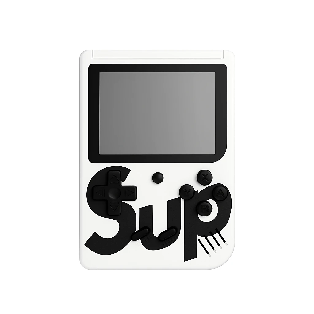 وحدة تحكم الألعاب المحمول Sup Retro تحتوي على 400 لعبة - أبيض