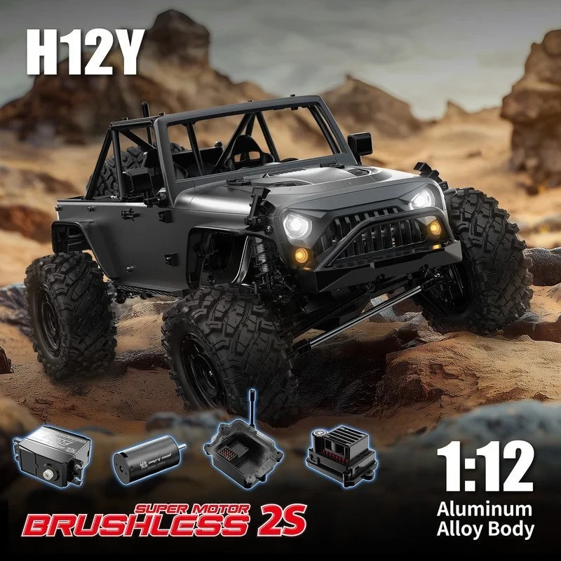 MJX R/C 1:12 - شاحنة تحكم عن بعد هايبر جو 4WD بدون فرشاة - H12Y